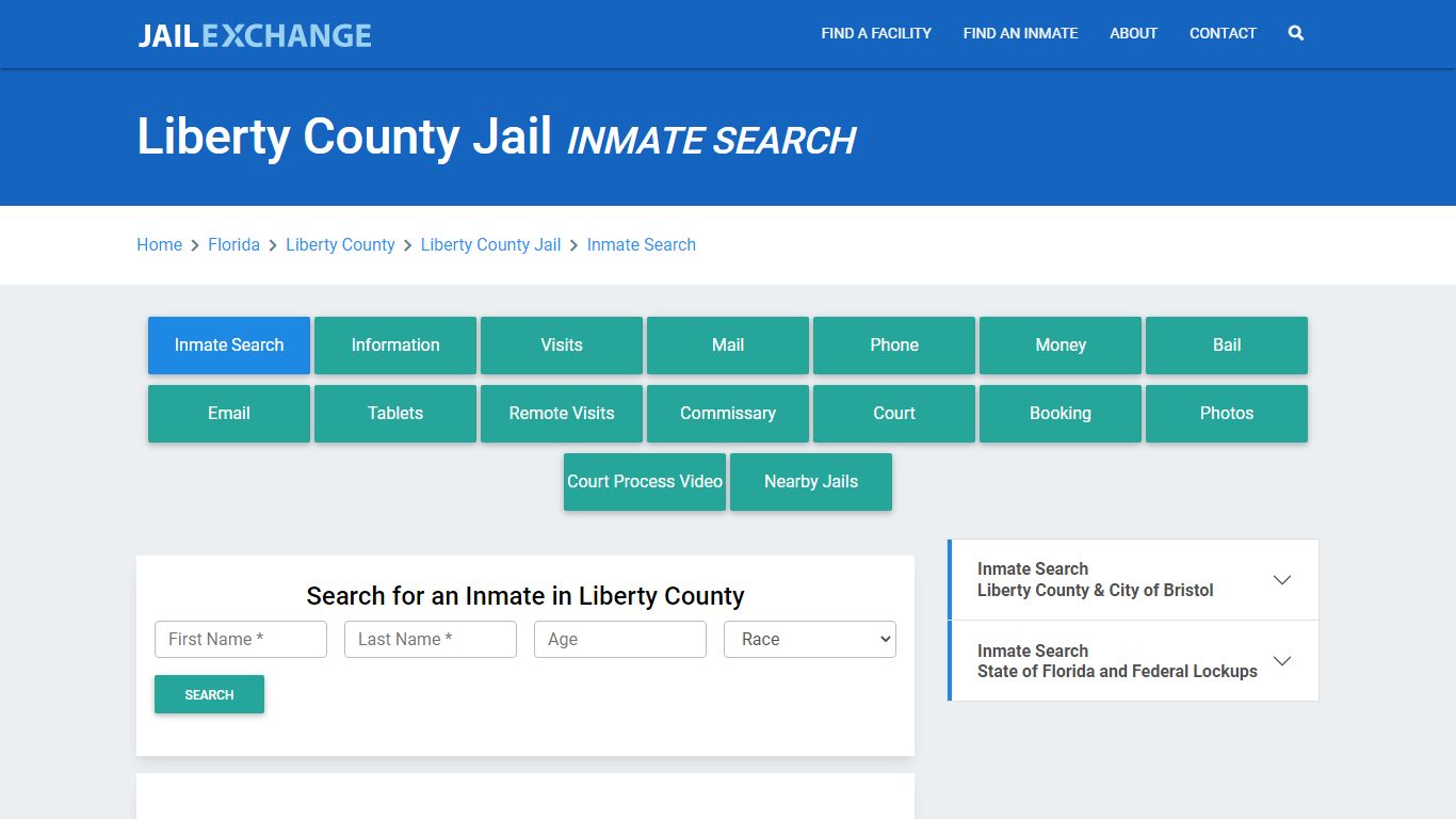 Liberty County Jail, FL Inmate Search: Roster & Mugshots